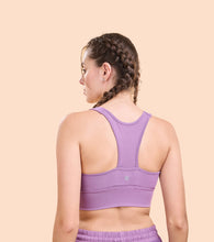 Load image into Gallery viewer, Enamor A202 Basic Workout Sports Bra Medium Impact Dry Fit Longline Basic Sports Bra

