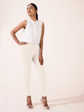 Load image into Gallery viewer, Go Colors Light Beige Roma Ponte Pants
