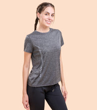 Load image into Gallery viewer, Enamor Womens Athleisure A309- Basic Workout Dry Fit Crew Neck Activewear Tee
