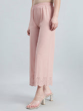 Load image into Gallery viewer, Go Colors Baby Pink Cotton Hakoba Palazzo
