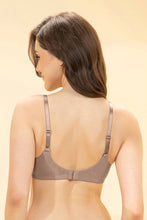 Load image into Gallery viewer, Amante Breathable Easy Padded Wired Cotton Bra - Warm Taupe 107001
