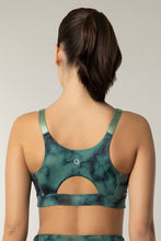 Load image into Gallery viewer, Amante Energize Intense Sports Bra  - Marble Green Print 01001
