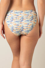 Load image into Gallery viewer, Amante Smooth Charm Bikini Panty - Blossoms De Blue Pr 10606
