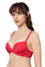 Load image into Gallery viewer, Amante Miracle Lift Double Push-up Bra - Spanish Red 87801
