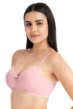 Load image into Gallery viewer, Amante Casual Chic Solid Padded Non-Wired T-Shirt Bra - Bridal Rose-Angel Wing 10901
