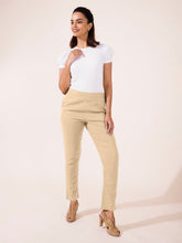 Load image into Gallery viewer, Go Colors Wheat Linen Pencil Pant
