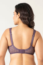 Load image into Gallery viewer, Amante Mystic Curves Non-padded Wired Minimizer Bra - Vintage Voilet
