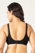 Load image into Gallery viewer, Amante Mystic Elegance Non-padded Wired Minimizer Bra - Black
