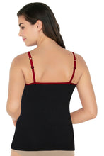 Load image into Gallery viewer, Amante Modal Camisole - Blk-Crim 82501

