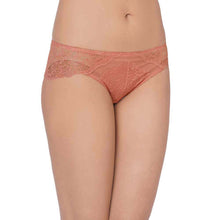 Load image into Gallery viewer, Wacoal Emma Lace Low Waist Medium Coverage Bridal Wear Lace Bikini Panty - Rust IAP317
