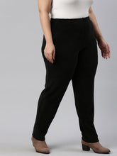 Load image into Gallery viewer, Go Colors Black Velour Ultra Warm Pants
