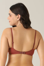 Load image into Gallery viewer, Amante Smooth Charm Padded Wirefree Bra - Mahgony 10606
