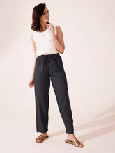 Load image into Gallery viewer, Go Colors Silver Grey Woven Viscose Casual Pants
