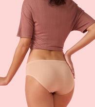 Load image into Gallery viewer, Enamor CR17 Chic Stretch Cotton, All Day Comfort, Mid Waist Hipster Panty for Women - Naturally Breathable, Antimicrobial with Stain release, Inner Elastic, Full Coverage -  Pack of 5 (Jet Black / Nude)
