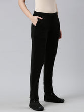 Load image into Gallery viewer, Go Colors Black Velour Ultra Warm Pants
