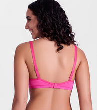 Load image into Gallery viewer, Enamor Ultra Smooth T-Shirt Bra - Padded, Non-Wired, Full Coverage - A127 (Pearl Peach/Cyber Pink)-Pack of 2
