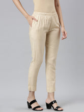 Load image into Gallery viewer, Go Colors Gold Silk Pants
