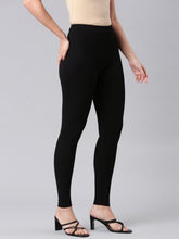 Load image into Gallery viewer, Go Colors Black Ponte Smart Fit Leggings
