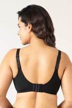 Load image into Gallery viewer, Amante Mystic Poise Non-padded Non-wired Minimizer Bra - Black
