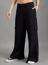 Load image into Gallery viewer, Go Colors Black Cargo Sweatpants
