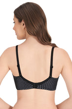 Load image into Gallery viewer, Amante Smooth Dreams Padded Non-wired T-shirt Bra - Black Dot Print 82301

