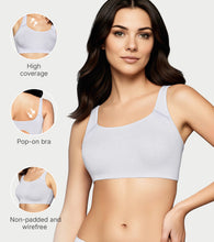 Load image into Gallery viewer, Enamor BambooBliss Pop-on Bra, Non-Padded, Wirefree, High Coverage - IB06 (Pale Grey)
