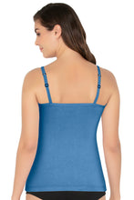 Load image into Gallery viewer, Amante Cotton Camisole - Mykonos Blue 82401
