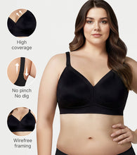 Load image into Gallery viewer, Enamor Innovations Invisi Super Shaper Ultra smooth, Bonded, Side shaper, Women's T-Shirt Bra - Seamless, No-Pinch, No-Dig, Wirefree, High Coverage- IO04(Available in Plus Sizes) (Black)
