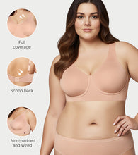 Load image into Gallery viewer, Enamor Classic Wired Support Bra, Non-Padded, Wired, Full Coverage - F221 (Honey Beige)
