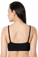 Load image into Gallery viewer, Amante Solid Non Padded Non-Wired Cami Bra - Black 89901
