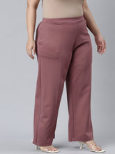 Load image into Gallery viewer, Go Colors Light Brown Roma Ponte Wide Pants

