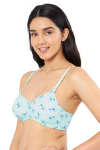 Load image into Gallery viewer, Amante Smooth Elegance Padded Non-wired T-shirt Bra - Hummingbird Print 92301
