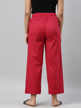 Load image into Gallery viewer, Go Colors Cherry Cotton Wide Leg Pants
