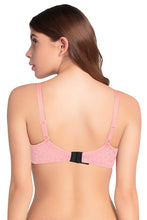 Load image into Gallery viewer, Amante Lace Dream Padded Wired Lace Bra - Salmon Rose_Sun.C 82701
