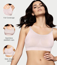 Load image into Gallery viewer, Enamor Innovations Flexi Free Ultra Smoothening Seamless Women's T-Shirt Bra - No-Pinch, Padded, Wirefree, Full Coverage - F037 (Almond Skin)
