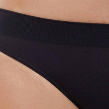 Load image into Gallery viewer, Wacoal B-Smooth Low Waist Medium Coverage Everyday Wear Seamless Bikini Panty - Black 832175

