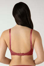 Load image into Gallery viewer, Amante Glam Lace Padded Wired Balconette Bra - Cowhide 05301
