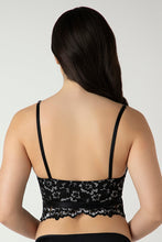 Load image into Gallery viewer, Amante Femme Lace Padded Non-Wired Demi Bra - Black 06001
