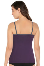 Load image into Gallery viewer, Amante Cotton Camisole - Purple Velvet 82401
