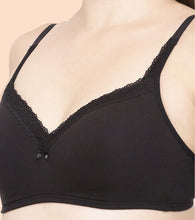 Load image into Gallery viewer, Enamor Smoothening Women's Cotton Everyday Balconette T-Shirt Bra - All Day Comfort, Full Support, Padded, Wirefree, Medium-Coverage - A017
