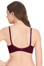 Load image into Gallery viewer, Amante Cotton Casual Padded Non-wired T-shirt Bra - Potent Purple 10202
