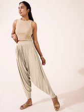 Load image into Gallery viewer, Go Colors Light Beige Viscose Stretch Patiala

