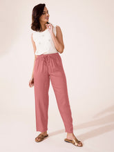 Load image into Gallery viewer, Go Colors Dusty Pink Woven Viscose Casual Pants
