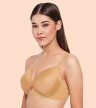 Load image into Gallery viewer, Enamor Vanish Curve Neckline With Perfect Density Lift Cup Women's Everyday Fashion T-Shirt Bra - Padded, Wirefree, High-Coverage - F065
