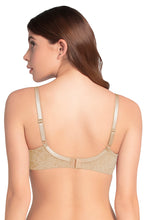 Load image into Gallery viewer, Amante Lace Dream Padded Wired Lace Bra - Sesame_Black 82701
