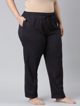 Load image into Gallery viewer, Go Colors Black Cotton Knit Printed Lounge Pants
