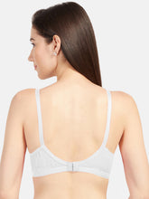 Load image into Gallery viewer, Sonari Non-Padded Wirefree Cotton High Coverage Embroidered Bra with Adjustable Straps – ALPHA
