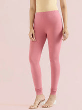 Load image into Gallery viewer, Go Colors Blush Pink Cotton Stretch Churidar
