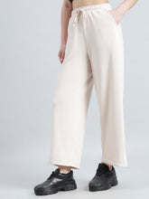 Load image into Gallery viewer, Go Colors Cream Fleece Wide Pant
