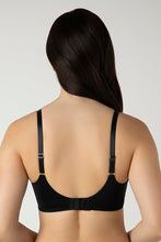 Load image into Gallery viewer, Amante Glam Floral Non-Padded Wired Minimizer Bra - Black 05201
